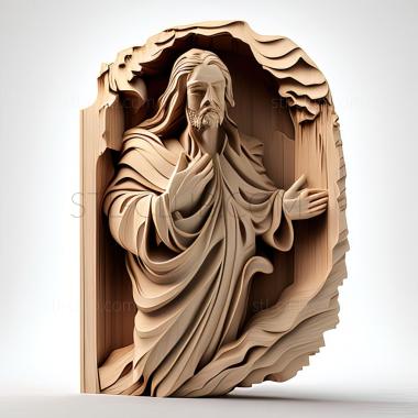 3D model st jesus (STL)